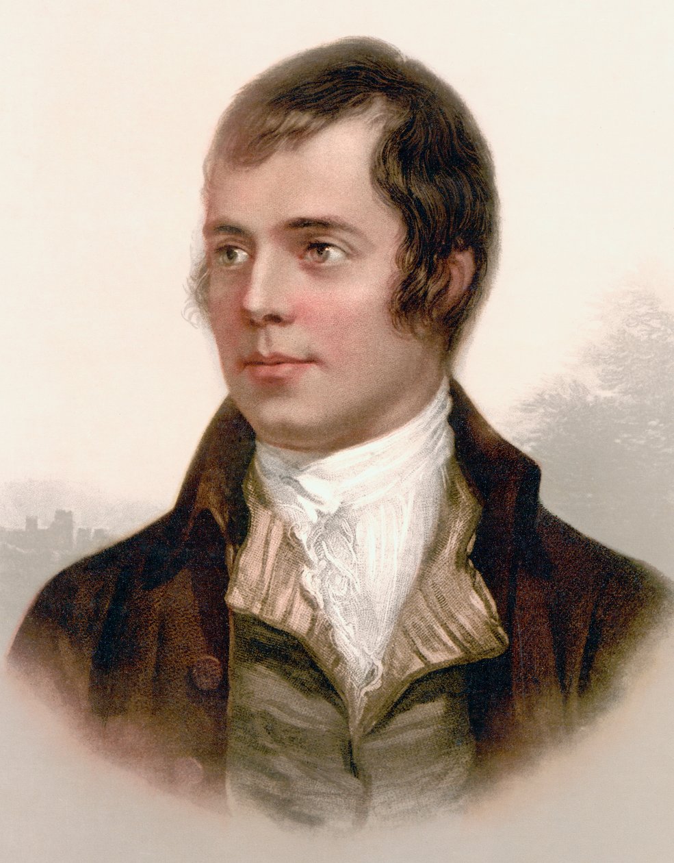 Robert Burns, po tisku z 19. století od Scottish School
