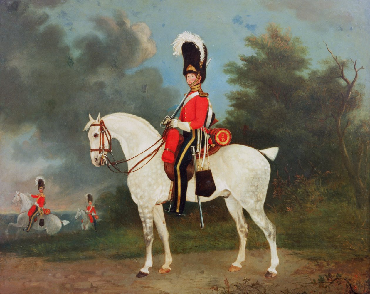 Seržant Wallace, Royal Scots Grays (Druhí dragouni) 1832 od Scottish School