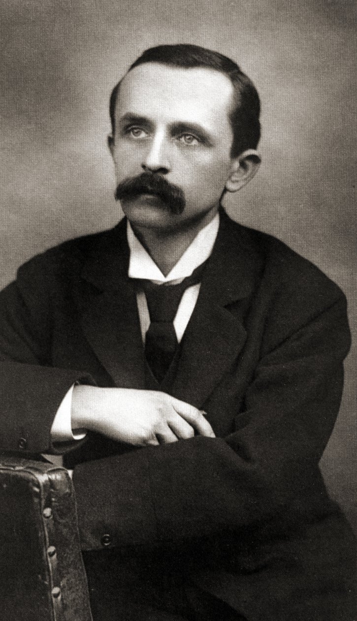 Portrét J.M.Barrie, c1890 (sépiová fotografie) od Scottish School