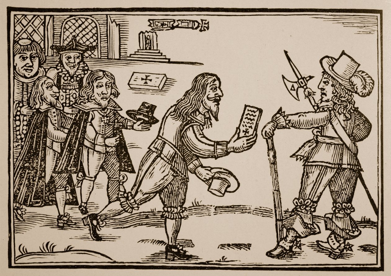 Humble Petition of Jock of Braid Scotland, 1648 od Scottish School