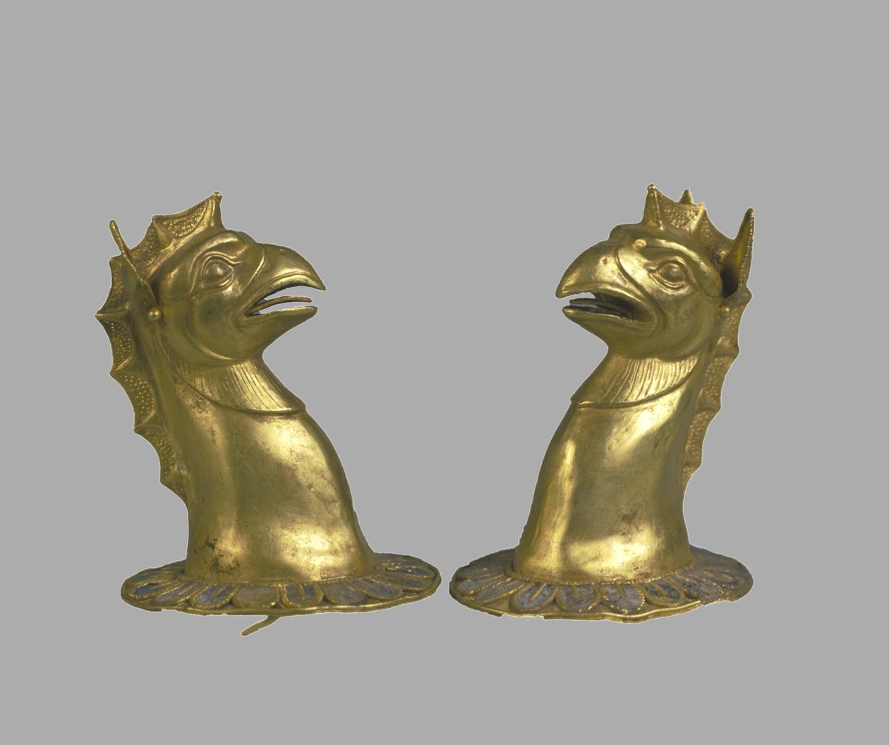 Dekorativní obalové kusy, 4.-3. století před naším letopočtem od Scythian