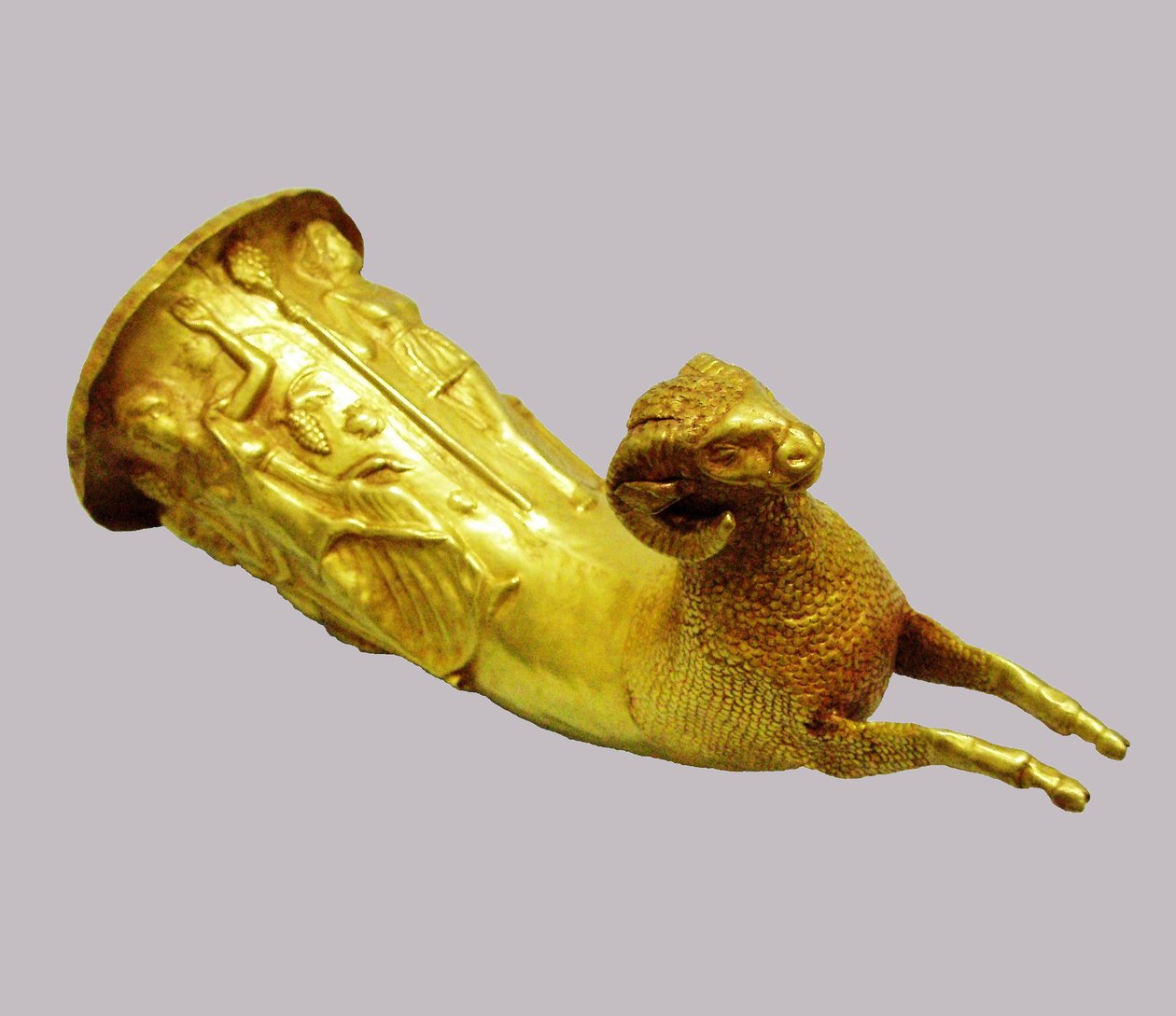 Rhyton Drinking Horn, 5.-4. století před naším letopočtem od Scythian