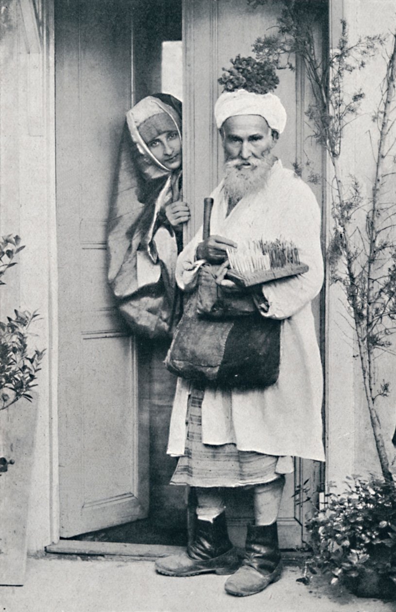 Turecký podomní obchodník, 1912 od Sebah
