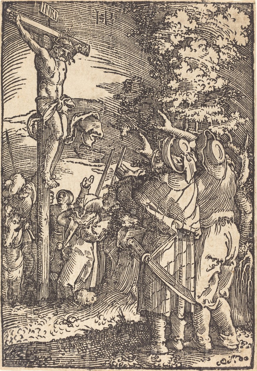 Kristus na kříži od Sebald Beham