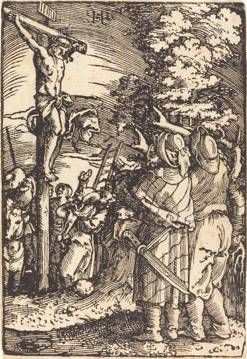 Kristus na kříži od Sebald Beham