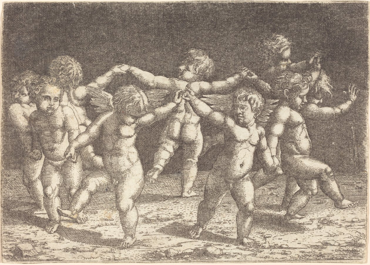Tanec bohů lásky od Sebald Beham