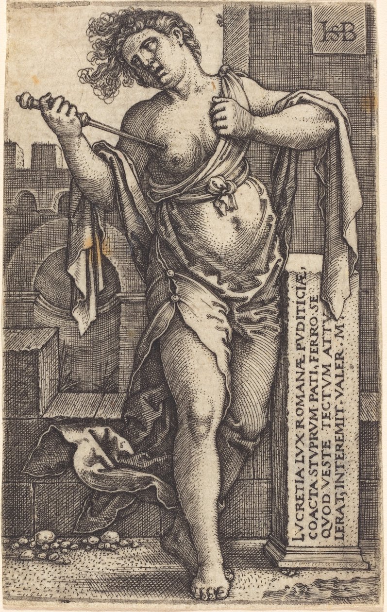 Lucretia stojící od Sebald Beham