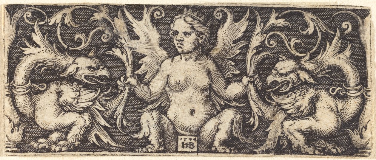 Ornament s Démonkou od Sebald Beham