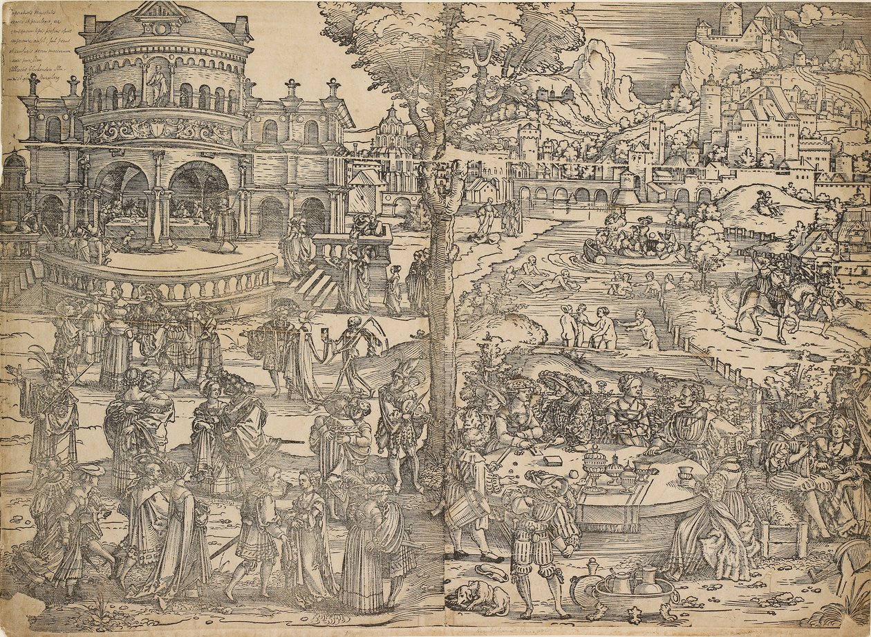 Svátek Heroda, počátek 16. století od Sebald Beham
