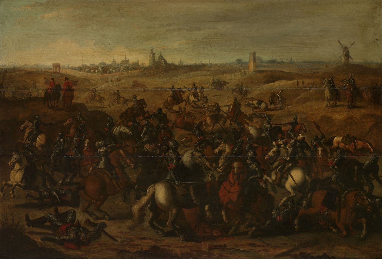Šarvátka mezi kyrysníky, 5. února 1600, na Vughterheide od Sebastiaen Vrancx (after)