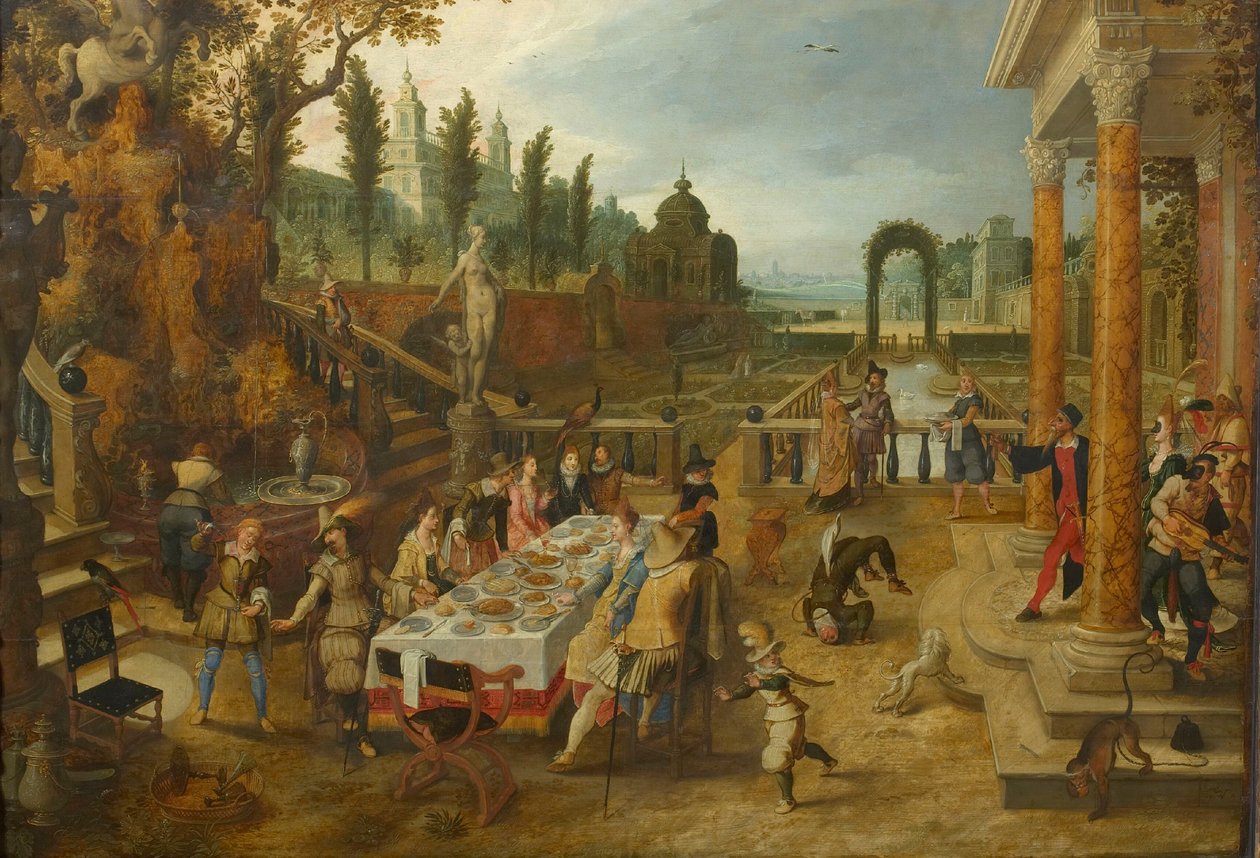 Country Party, c. 1615-1620. od Sebastiaen Vrancx