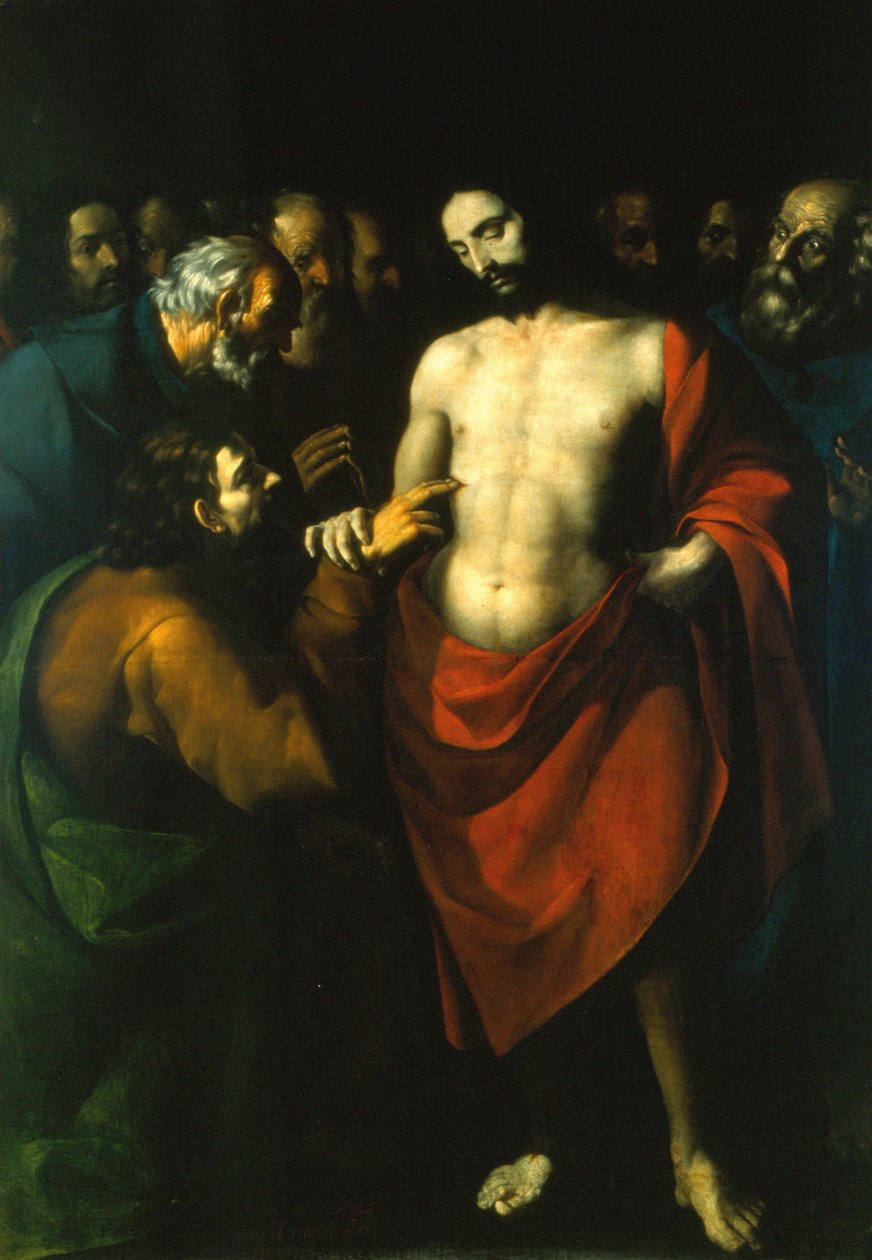 Pochybující Thomas od Sebastian Lopez de Arteaga