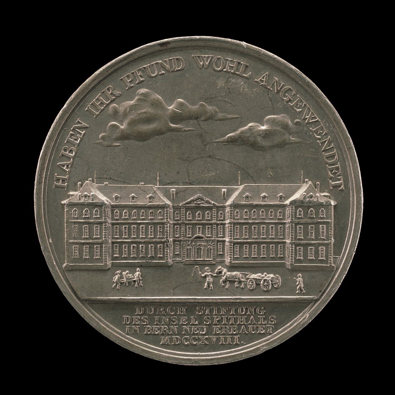 Inselspital, Bern [reverse], 1818. od Sebastian Burger