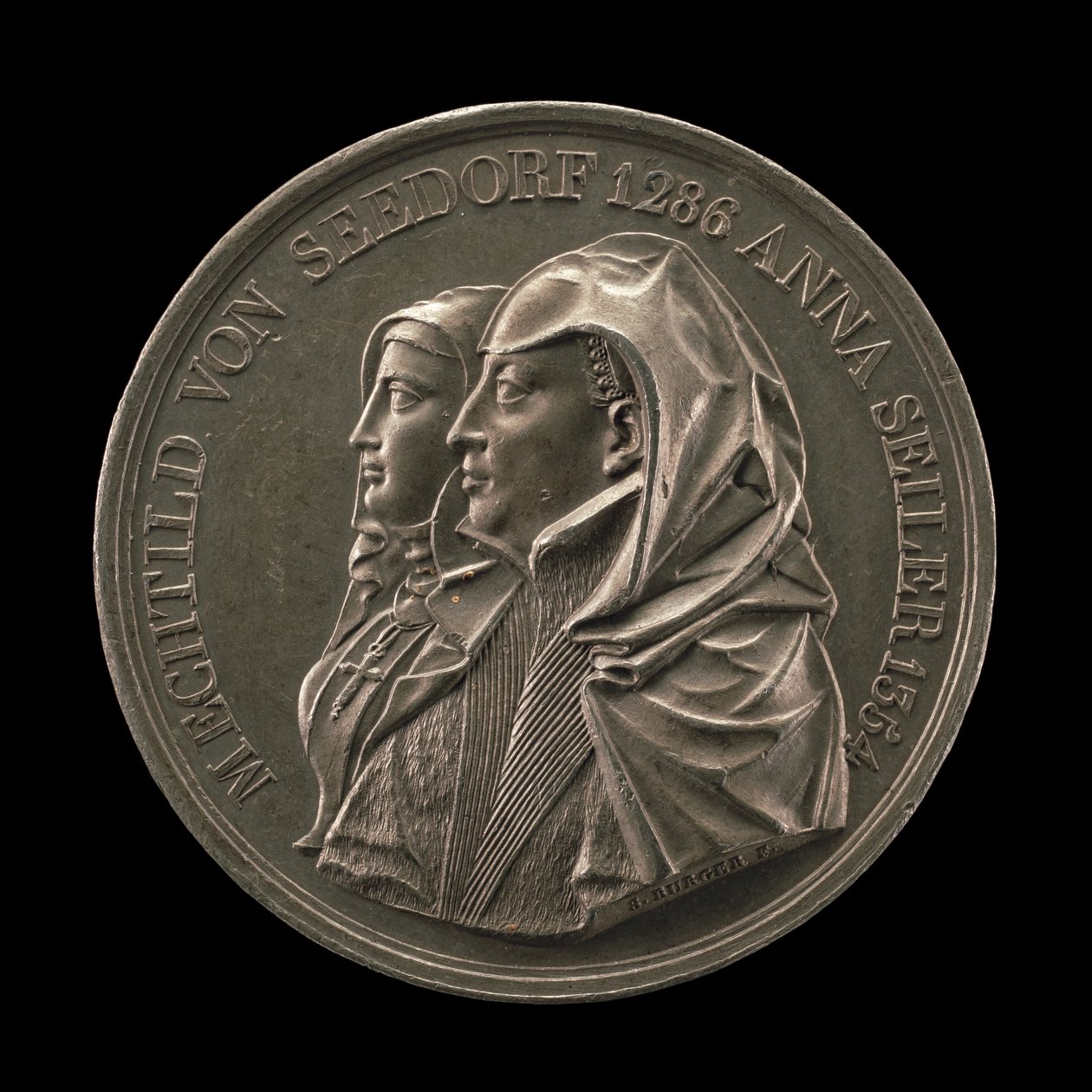 Mechtild von Seedorf a Anna Seiler [avers], 1818. od Sebastian Burger