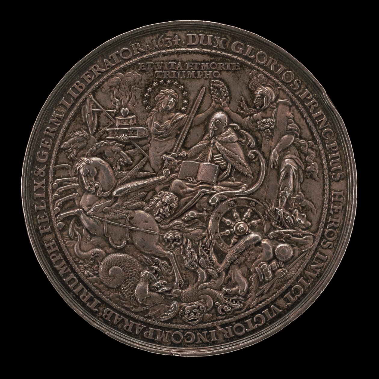 Triumf krále Gustava Adolfa [reverse], 1634. od Sebastian Dadler