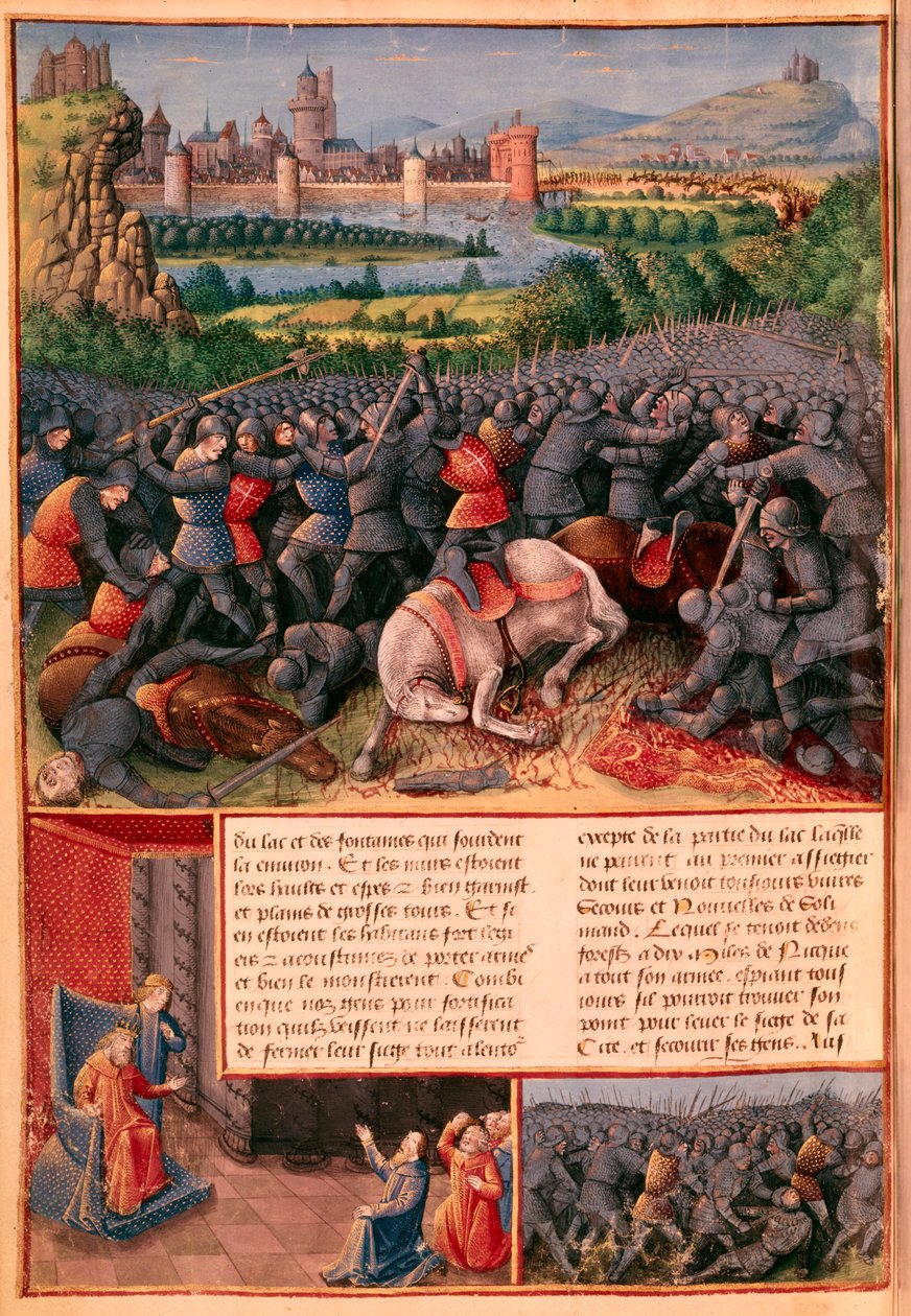 Scény z první křížové výpravy, 1096-1099 c1490 od Sebastian Marmoret