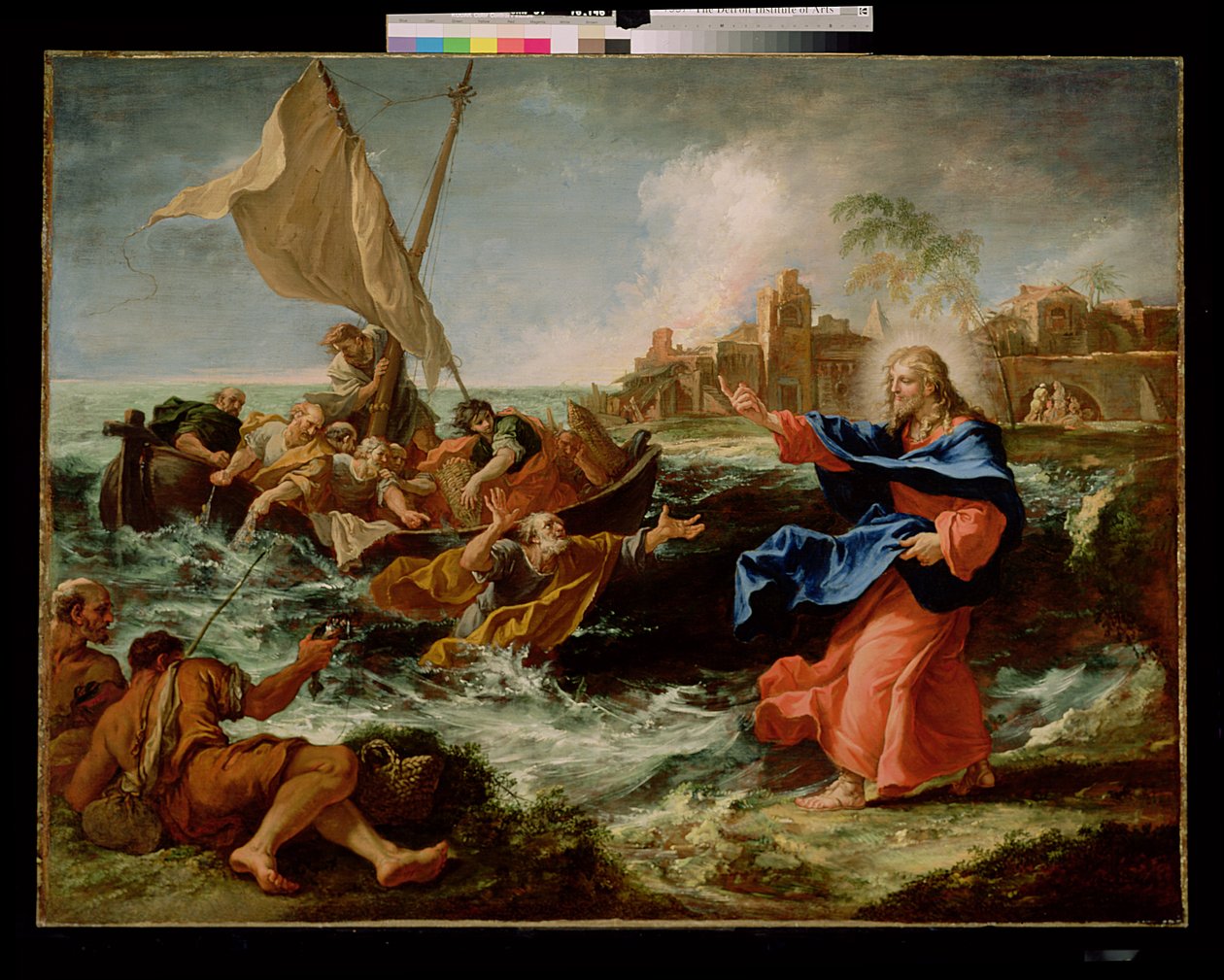 Kristus u Galilejského jezera, 1695-97 od Sebastiano Ricci