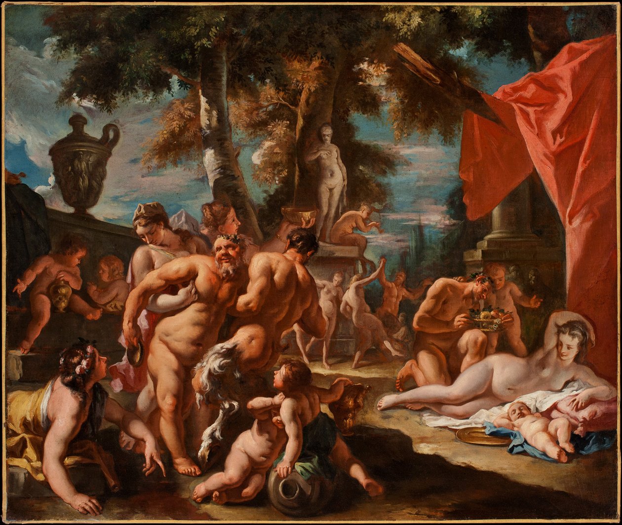 Svátek Silenus od Sebastiano Ricci