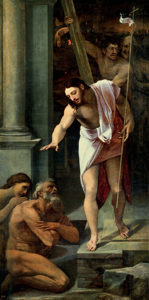Kristův sestup do limba, c. 1532 od Sebastiano del Piombo