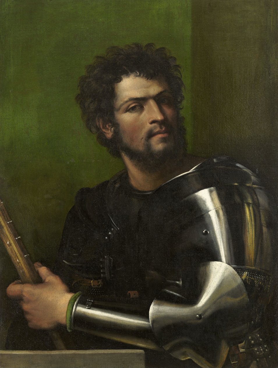 Portrét muže v brnění od Sebastiano del Piombo