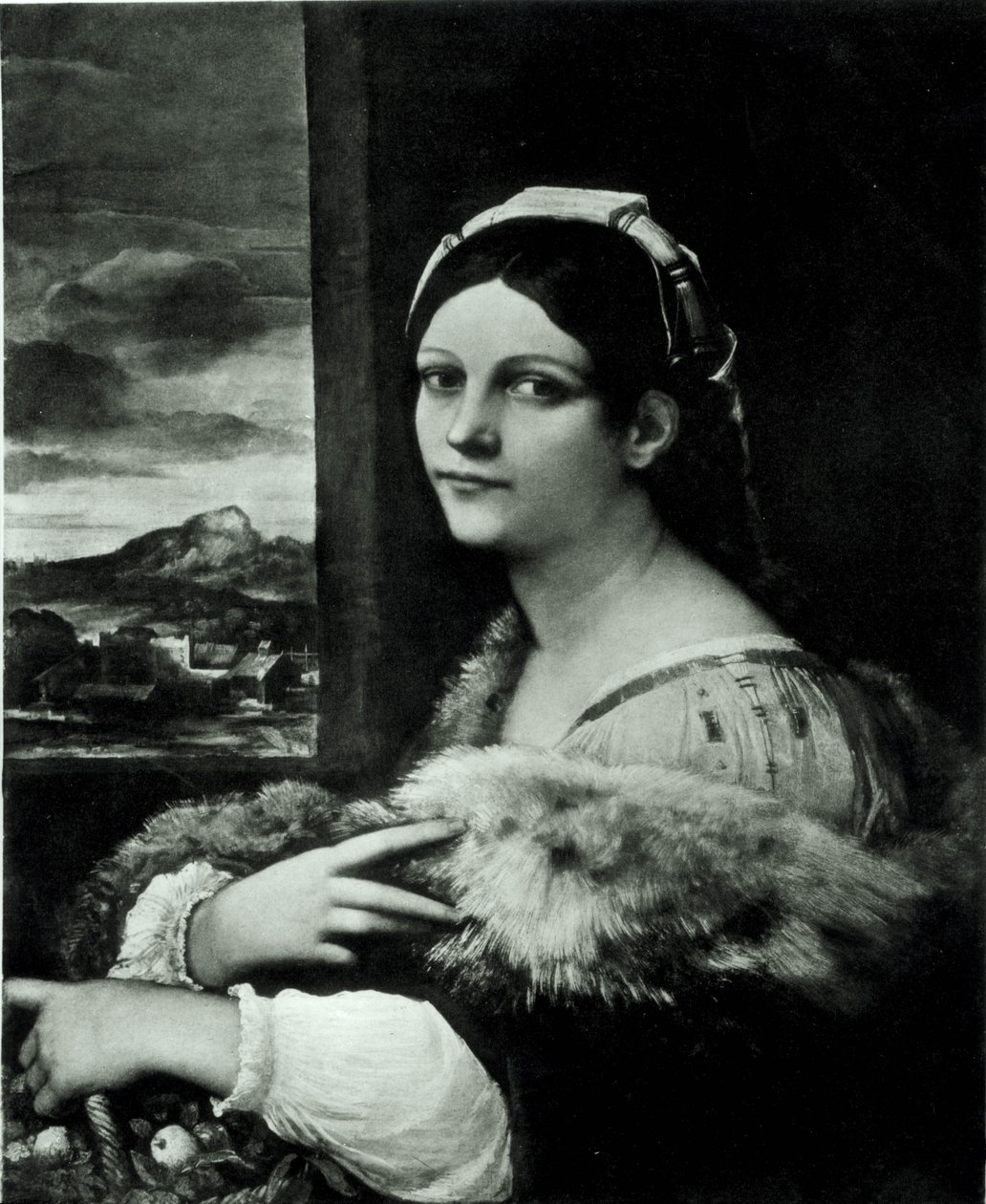 Mladá dívka nebo svatá Dorota od Sebastiano del Piombo
