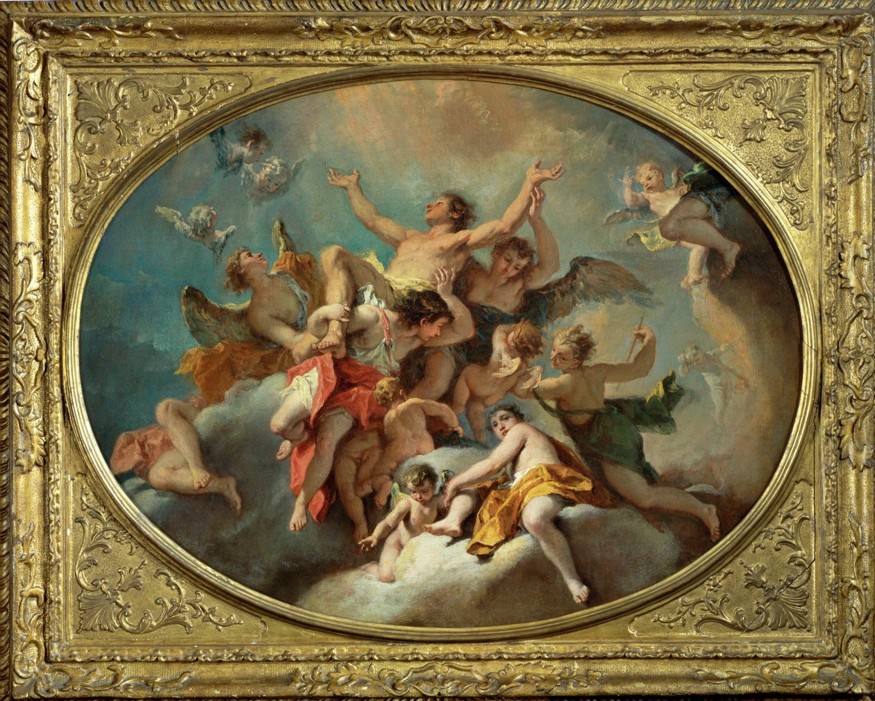 Oslava svatého Šebestiána... od Sebastiano (attr. to) Ricci