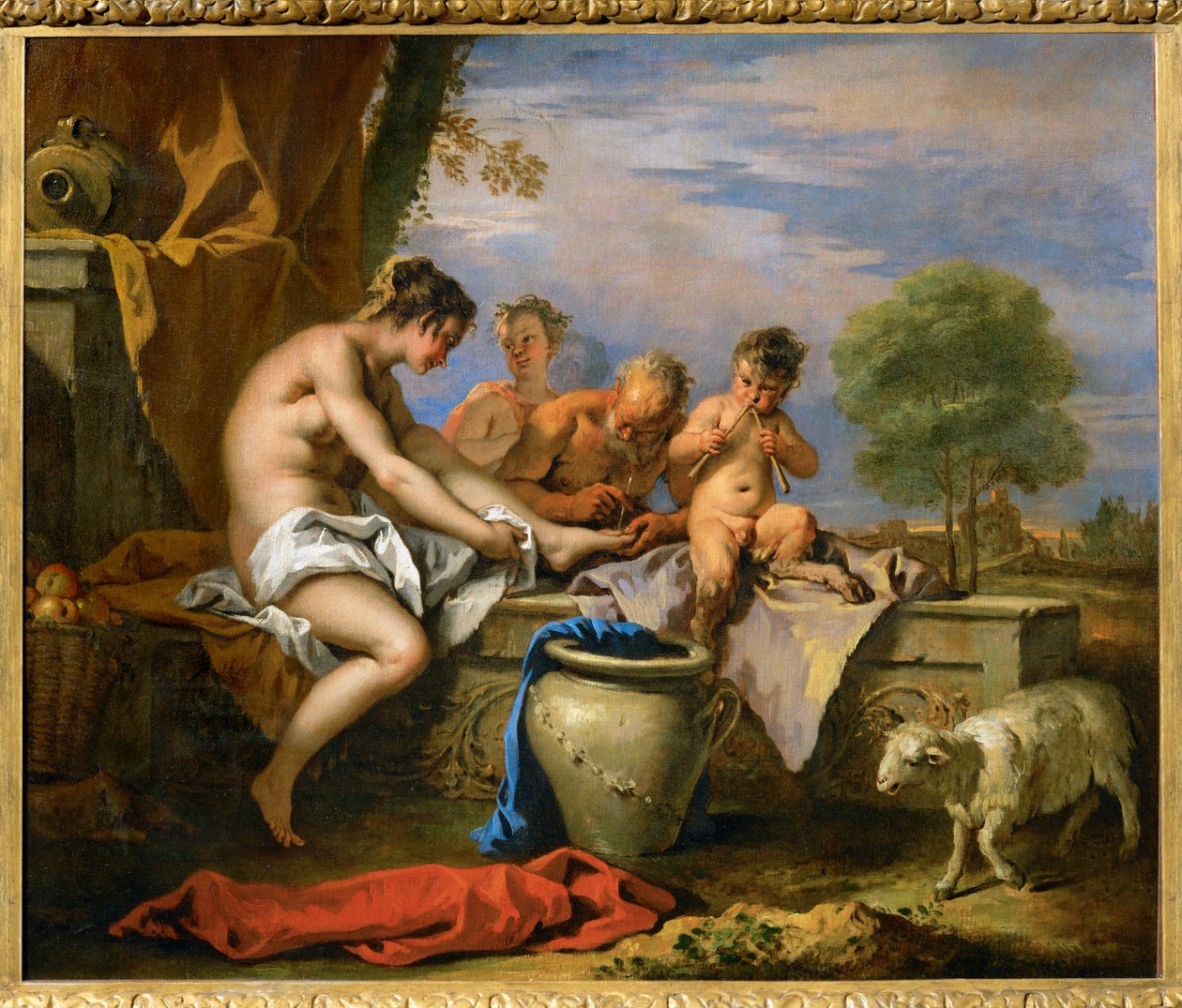 Nymfy a satyři ... od Sebastiano (attr. to) Ricci