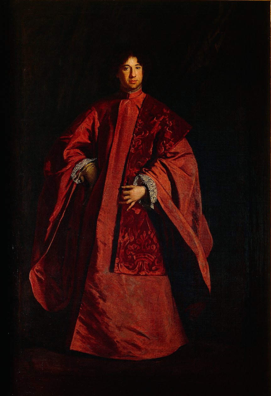Portrét prokurátora Gerolama Queriniho Stampalia, od Sebastiana Bombelliho (1635-1719), olej na plátně od Sebastiano Bombelli
