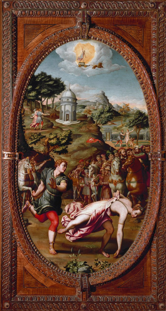 Atalante a Hippomene od Sebastiano Marsili