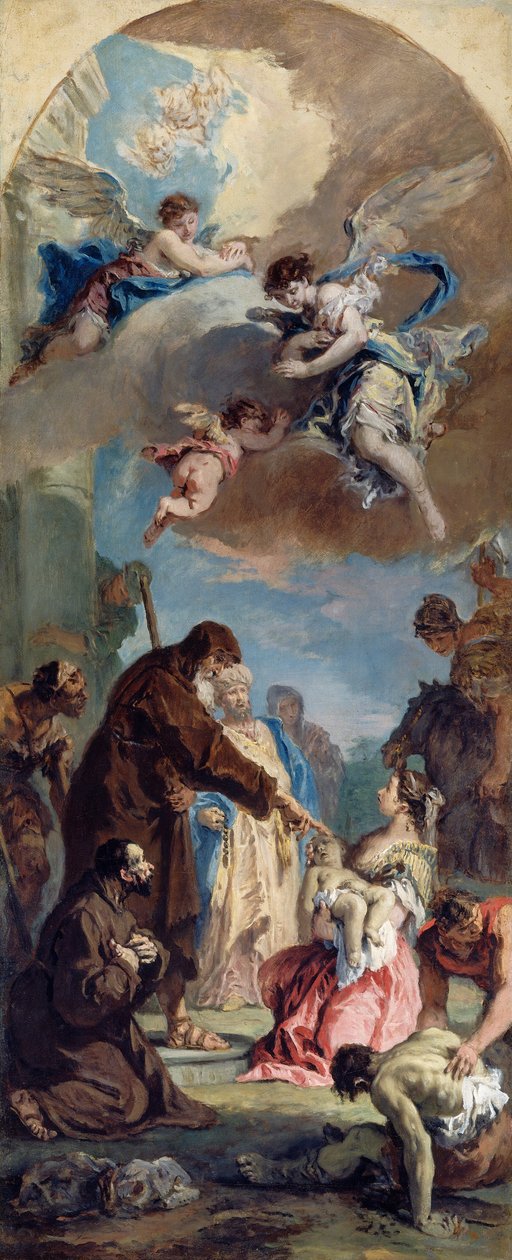 Zázrak svatého Františka z Paoly, 1733. od Sebastiano Ricci