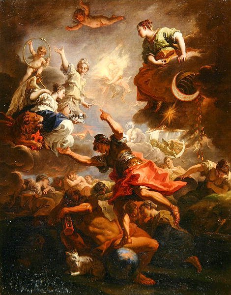 Alegorie Toskánska, kolem 1706 (olej na plátně) od Sebastiano Ricci