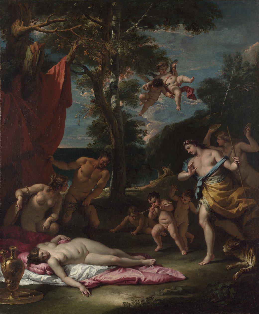 Bacchus a Ariadne, um 1700 od Sebastiano Ricci