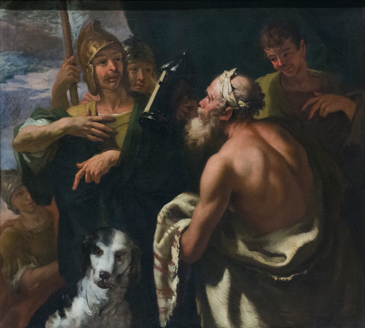 Diogenova lucerna, konec 17. století, Sebastiano Ricci (olej na plátně) od Sebastiano Ricci