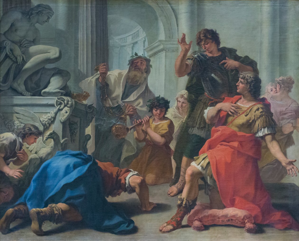 Junius Brutus, počátek 18. století (olej na plátně) od Sebastiano Ricci