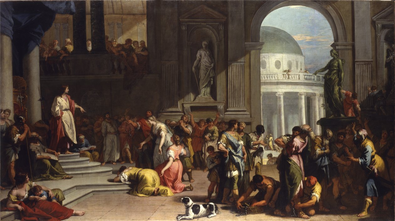 Susanna před Danielem, 1725-26 od Sebastiano Ricci