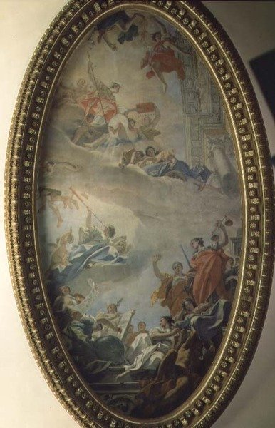 Oslava vědy (olej na plátně) od Sebastiano Ricci