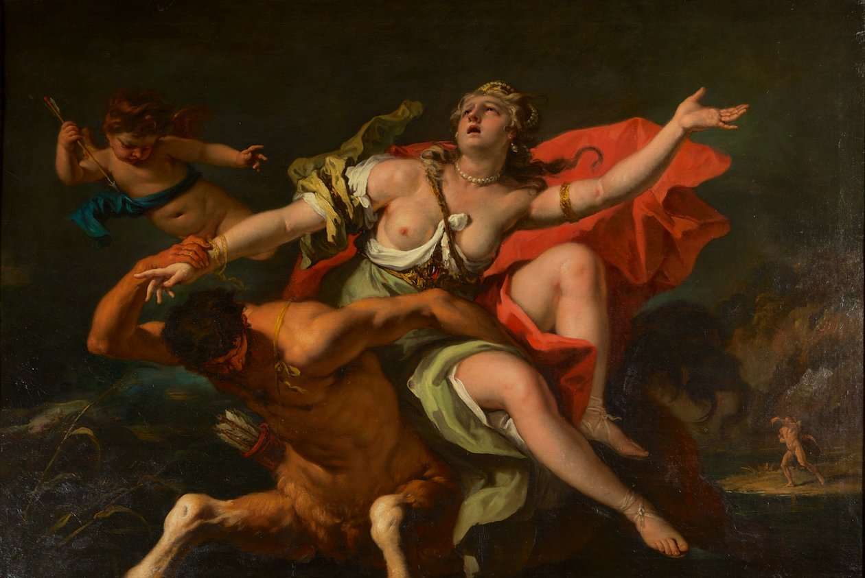 Znásilnění Deineiry od Sebastiano Ricci