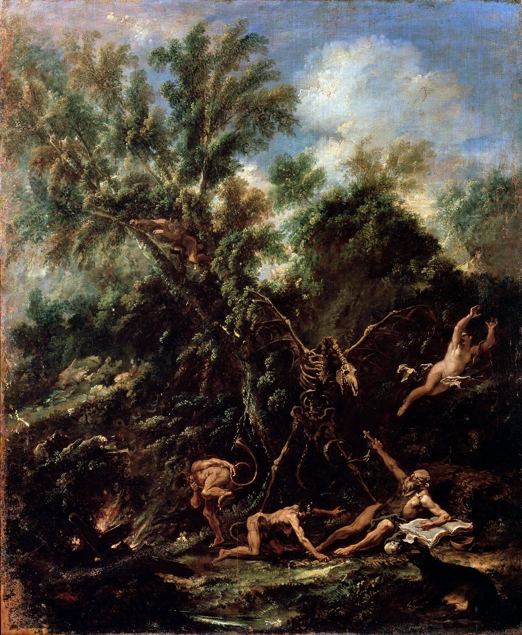 Pokušení svatého Antonína, c1706-c1707 od Sebastiano Ricci