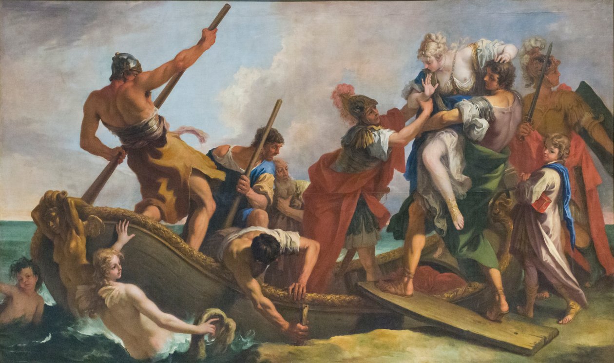 Únos Heleny, počátek 18. století (olej na plátně) od Sebastiano Ricci