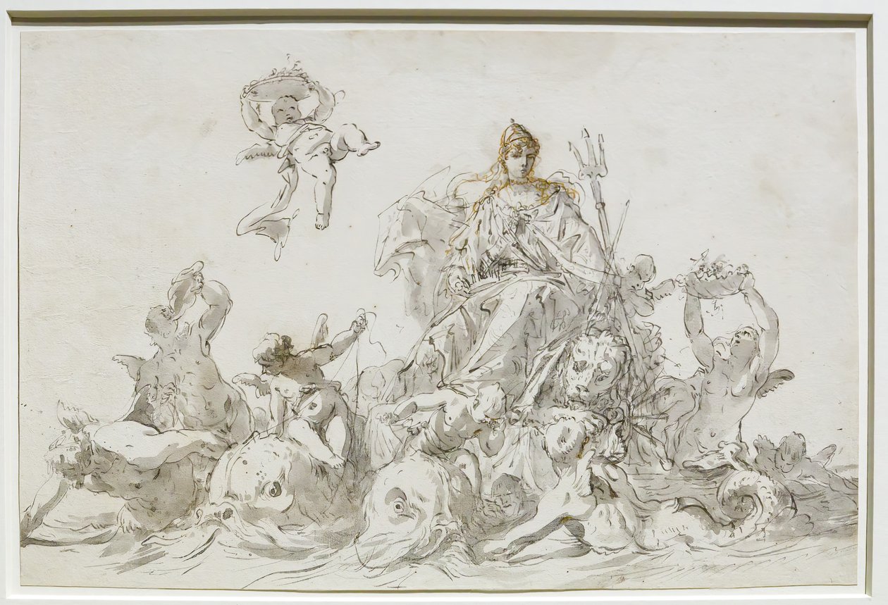 Triumf Benátek od Sebastiano Ricci