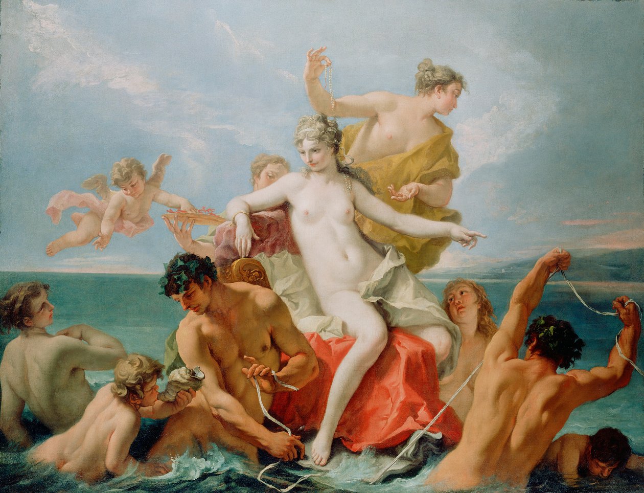 Triumf mořské Venuše od Sebastiano Ricci