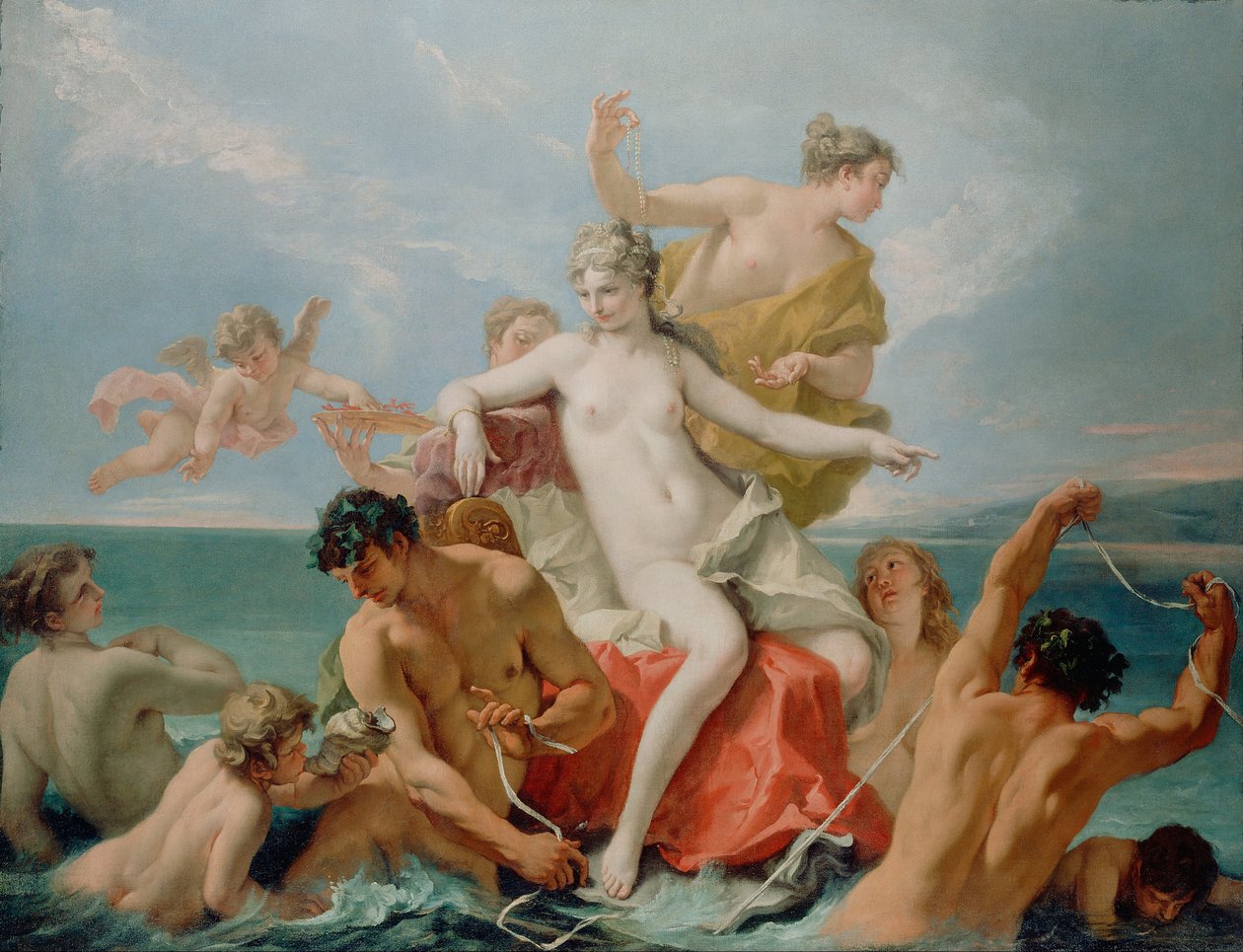 Triumph of the Marine Venuše, c. 1713 od Sebastiano Ricci