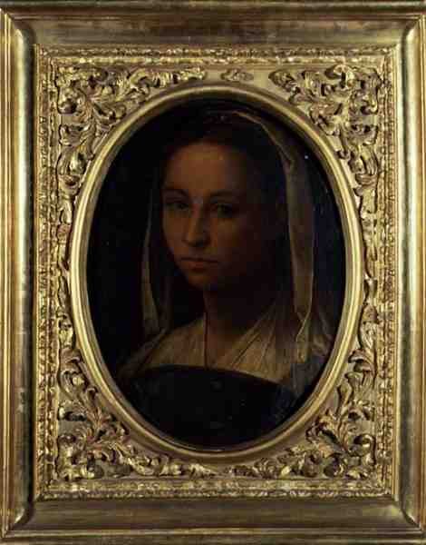 Portrét dívky (olej na plátně) od Sebastiano del (c.1485 1547) Piombo