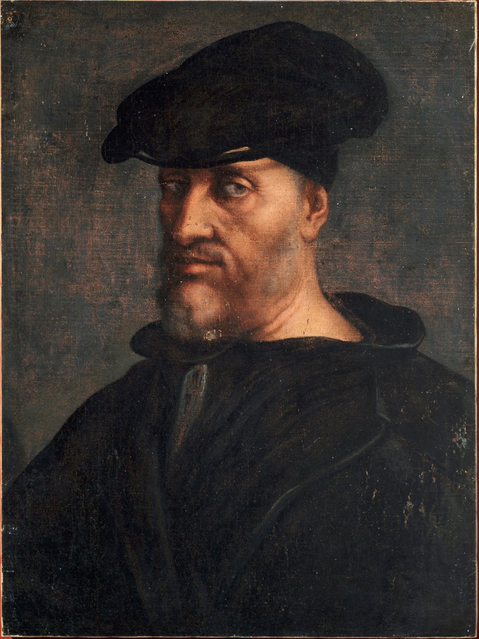 Portrét Andrea Doria (malba od Sebastiano del (c.1485 1547) Piombo