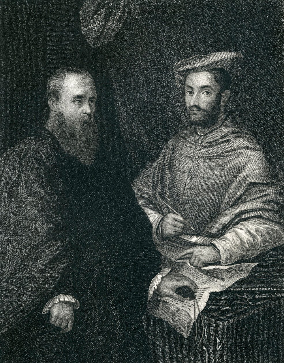 Kardinál Hippolito De Medici a Sebastiano Del Piombo od Sebastiano del Piombo
