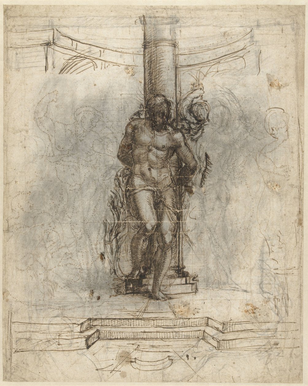 Bičování Krista od Sebastiano del Piombo
