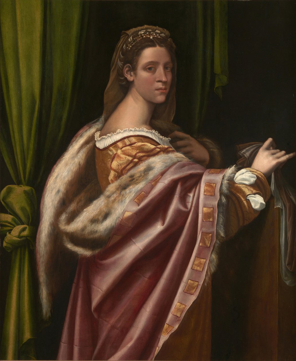 Portrét dámy, 40. léta 16. století od Sebastiano del Piombo
