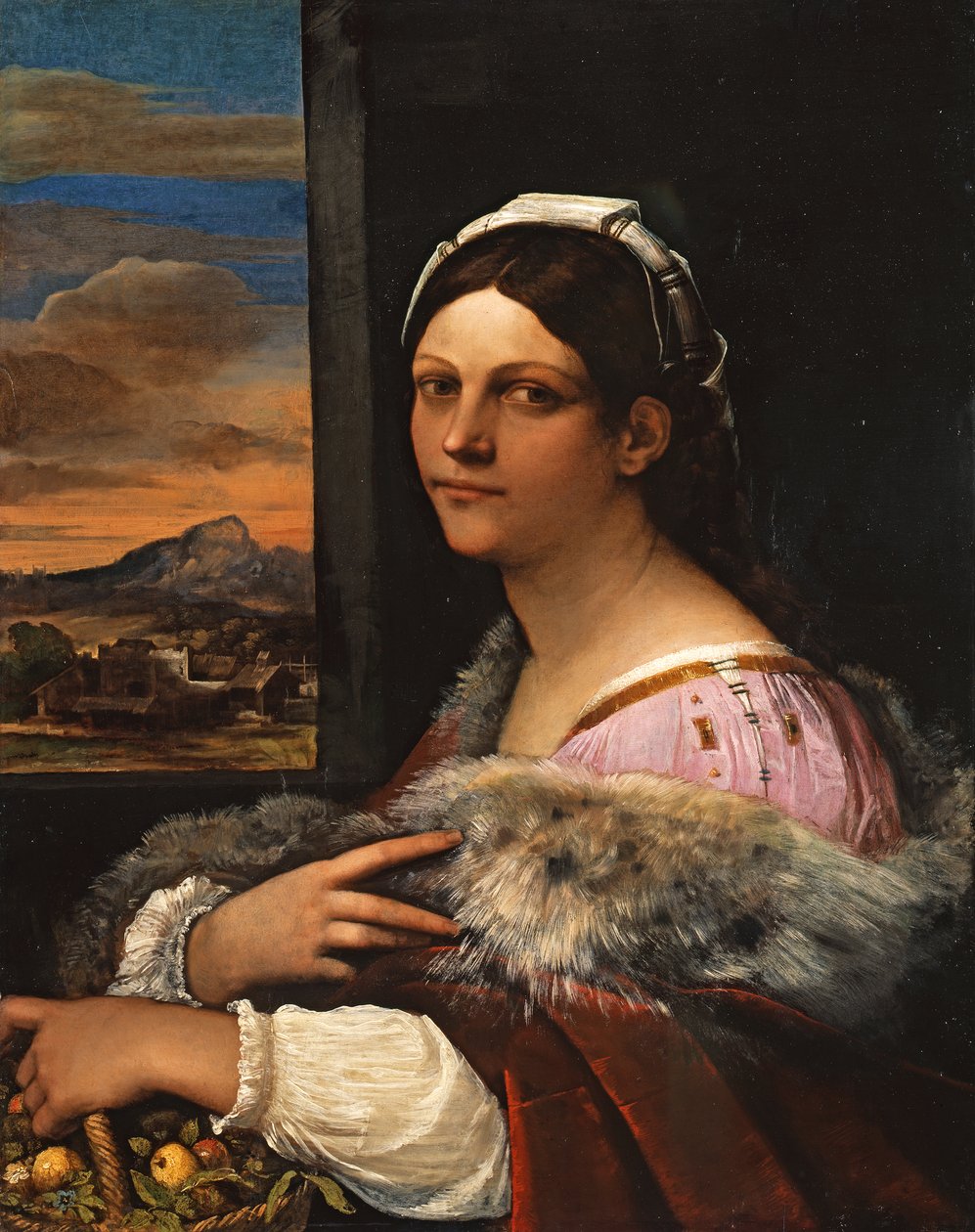 Portrét mladé Římanky od Sebastiano del Piombo