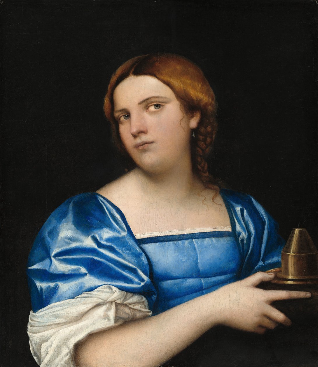 Portrét mladé ženy jako moudrá panna od Sebastiano del Piombo