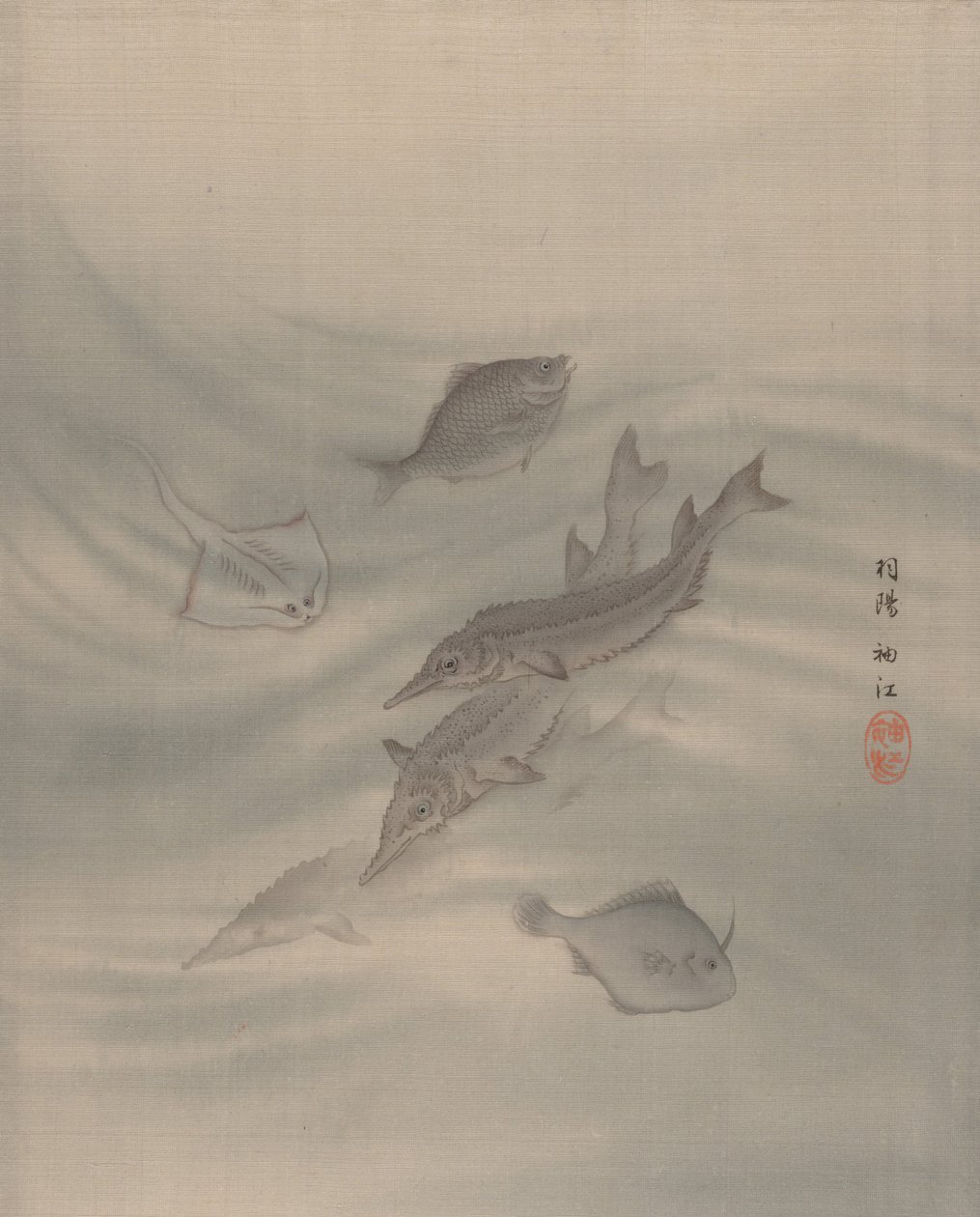Ryby, ca. 1890-92. od Seki Shuko